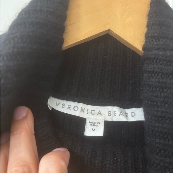 Veronica Beard Cashmere Lerato Black Turtleneck Sweater - Picture 12 of 12